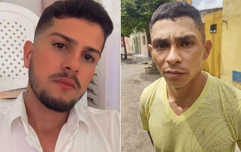 Joab Alves e Alves, de 22 anos (Foto 1) e João Rodrigues Lima (Foto 2) foram mortos a tiros em Mauriti. Foto: reprodução/Redes sociais
