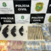 Mulher em posse de armas e munições é presa em flagrante pela Polícia Civil em Juazeiro do Norte