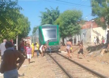 Homem morre após ser atropelado por composição do Metrô do Cariri em Crato