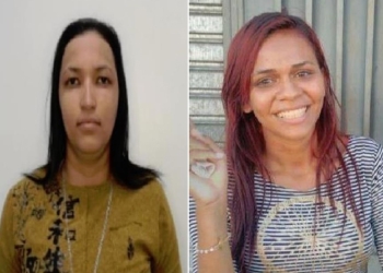 Aline Souza de Macêdo, morreu no local e Luana Sued Guedes Silva, “Sorvetinho”, foi socorrida ao HRC – Foto: Reprodução/Redes sociais