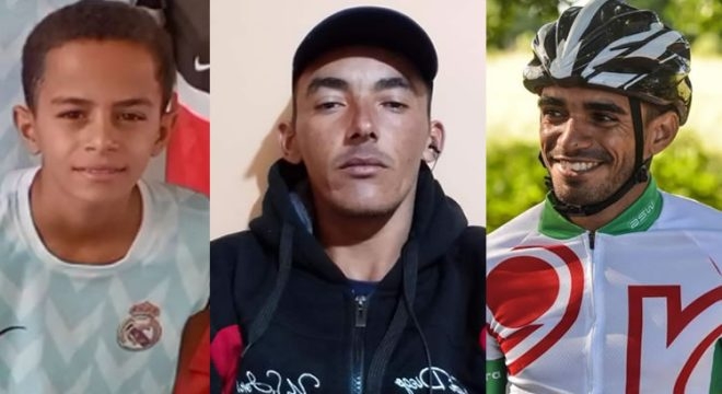 Diego morreu ao ser atropelado por carro em Lavras, "Dé de Dão" na queda de moto em Mauriti e Ruan em Juazeiro (Foto: Reprodução)