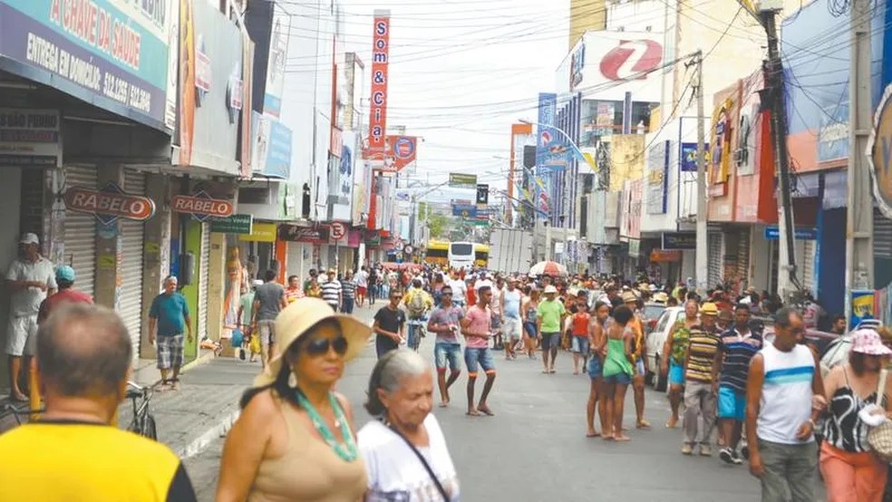 Centro de Juazeiro do Norte — Foto: Arquivo SVM