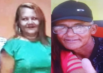 Alda Maria da Silva, de 55 anos, assassinada com golpes de faca em Mauriti. Geraldo Vicente Soares, de 51 anos preso em flagrante suspeito de matar a companheira. Foto: Reprodução