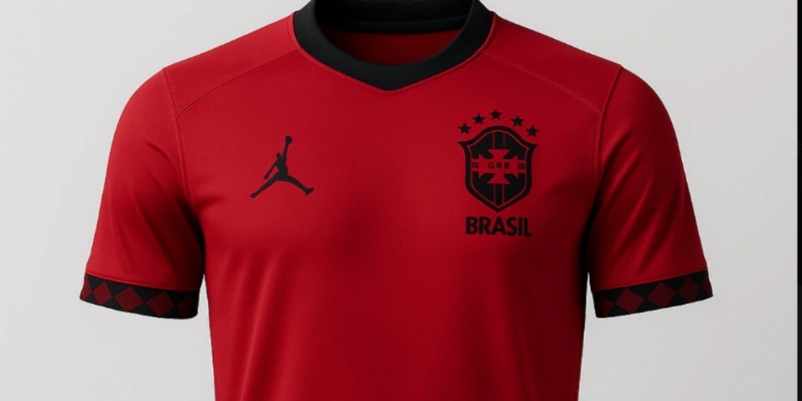 Novo uniforme vermelho da Seleção Brasileira para a Copa do Mundo de 2026 gerou polêmica entre torcedores do Flamengo e amantes do futebol. ( Foto / Instagram )