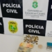 Polícia Civil do Ceará prende dois homens com drogas no bairro José Geraldo da Cruz, em Juazeiro do Norte