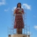 Iniciada a montagem da nova estátua da beata Benigna Cardoso em Santana do Cariri