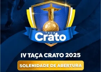 Solenidade de abertura da Taça Crato 2025 acontecerá neste sábado, 1º de novembro, na Praça da Sé