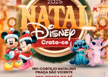 Crato vai receber Natal Disney com cortejo, shows e chegada do Papai Noel