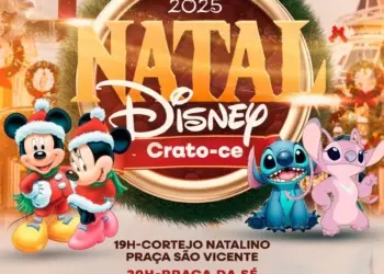 Crato vai receber Natal Disney com cortejo, shows e chegada do Papai Noel