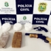 Polícia Civil prende homem e apreende mais de 4 kg de drogas e armas no Crato