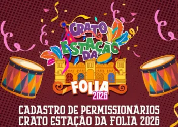 Aberto cadastro de permissionários para o carnaval Crato Estação da Folia 2026