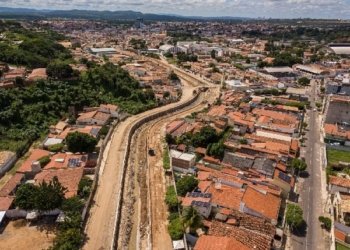 Avança obra do Canal do Rio Grangeiro: 50% dos serviços já executados