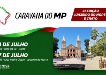 Caravana do Ministério Publico levará serviços aos moradores do Crato e Juazeiro do Norte nos dias 14 e 17 de julho