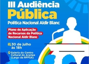 Prefeitura do Crato realiza III Audiência Pública da Política Nacional Aldir Blanc