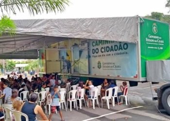 Caminhão do Cidadão leva serviços de documentação a quatro municípios do Cariri a partir desta segunda-feira (19)